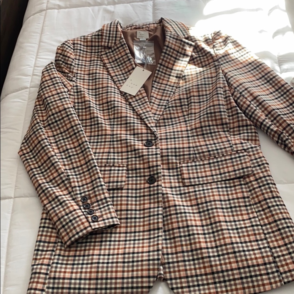 Plaid Blazer